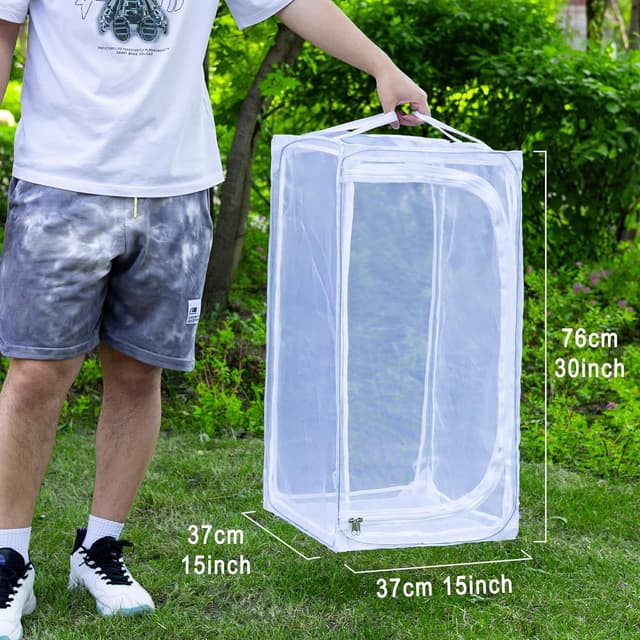 Thumbnail 4 de Large 30" Monarch Butterfly Cage 🦋