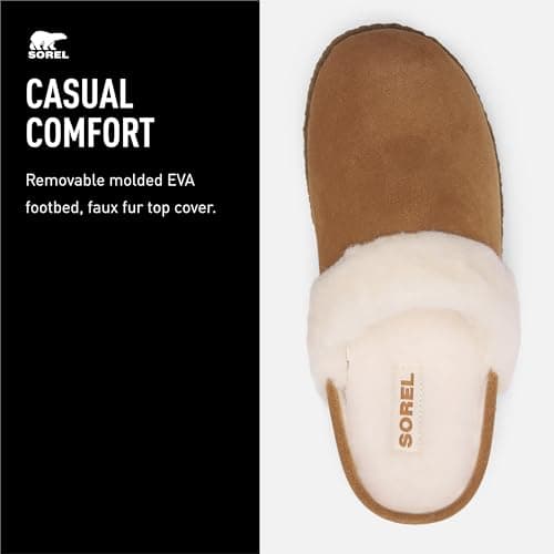 Detalle 2 de Sorel NAKISKA SLIDE II Pantuflas Mujer 🖤