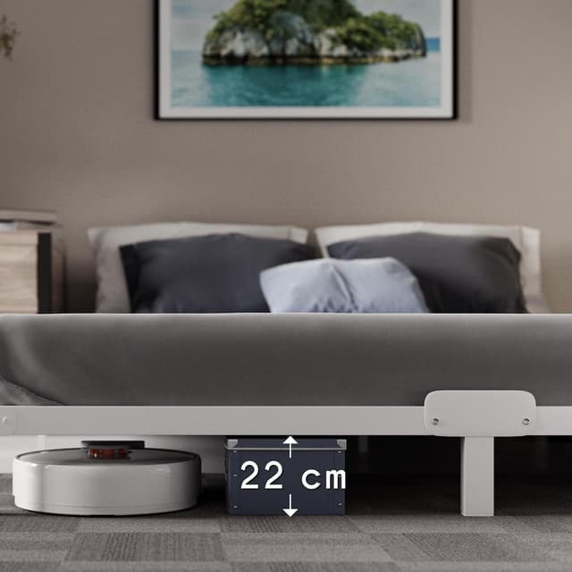 Thumbnail 4 de Dreamzie Cama de Metal 160x200 con Somier Blanco