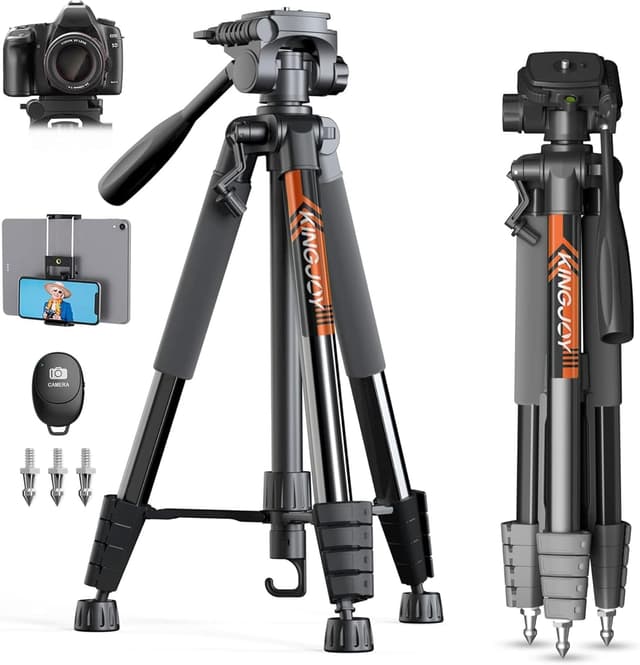 Detalle de KINGJOY 75" Camera Tripod Lightweight for DSLR