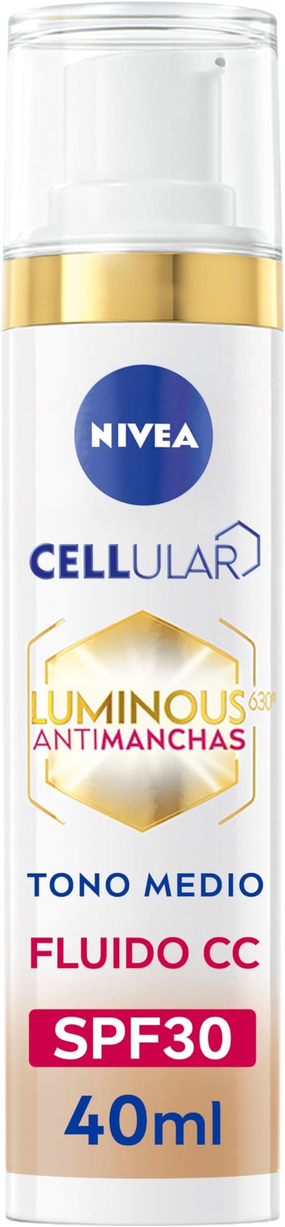 Imagen de NIVEA Luminous 630 CC Fluido SPF30 ✨ Anti-manchas Tono Medio en OfertitasTOP