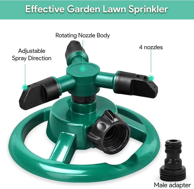 Thumbnail 6 de HTLY SPR Automatic Garden Sprinkler (360° rotating, 3 arms)
