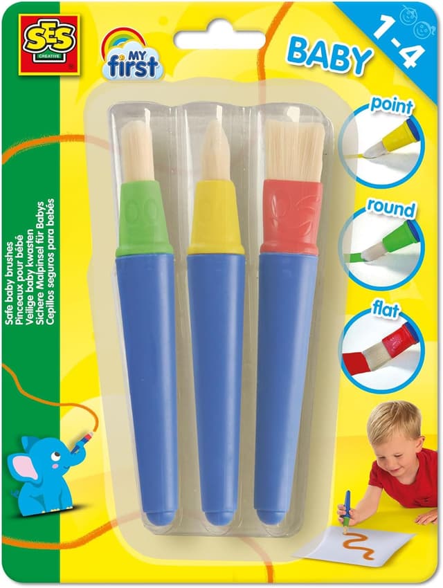 Imagen de SES Creative 14440 My First-Safe Cepillos bebé 3 piezas en OfertitasTOP