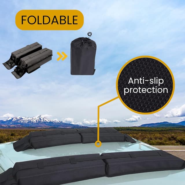 Thumbnail 2 de Barras de Techo Suaves plegables para coche 📦