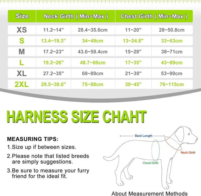 Detalle 2 de Gimilife Dog Harness Reflective No Pull