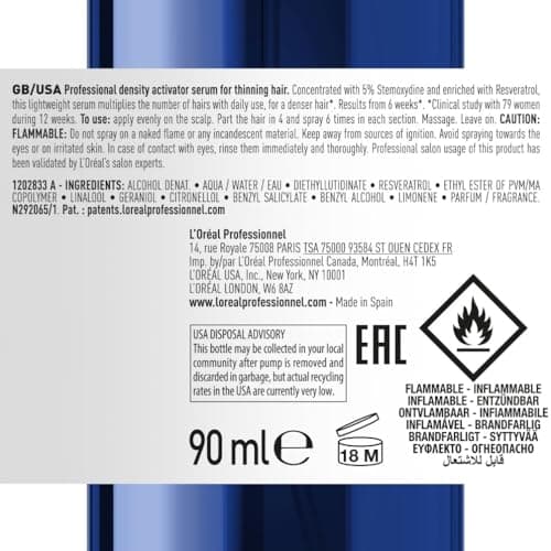 Detalle 2 de Serioxyl Advanced L’Oréal Profes. Activador de Densidad 💇♀