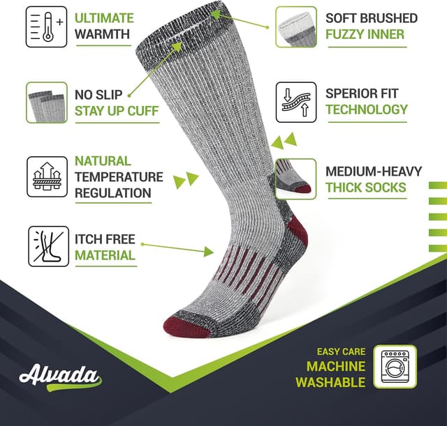 Thumbnail 1 de Alvada Warm Thermal Wool Socks 1 pair