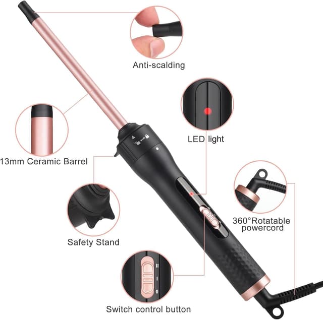 Thumbnail 4 de Curling Wand 13mm Pro Ceramic Hair