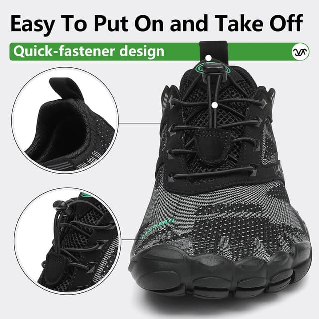 Detalle de SAGUARO Chaussures de trail running barefoot homme/femme — minimalistes pour extérieur et intérieur