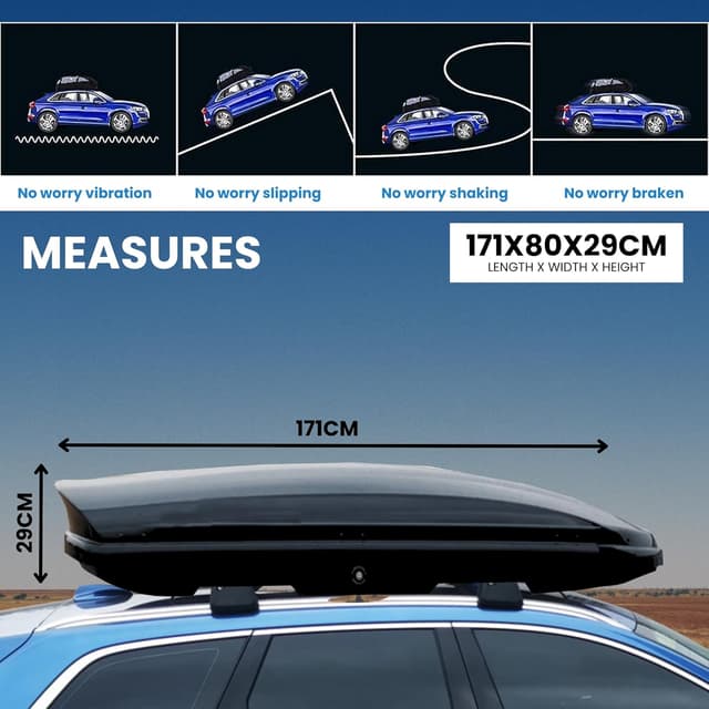 Thumbnail 2 de Cofre de Techo 550 litros para Coche