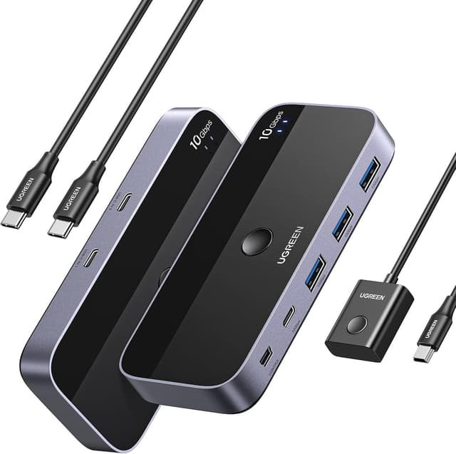 Thumbnail 7 de UGREEN Switch 3.2 USB C 10Gbps 4 Puertos 🔌 KVM Comutador
