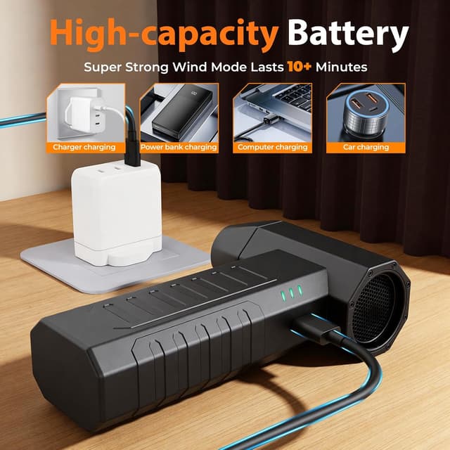 Thumbnail 2 de Charmarni Electric Air Duster 51,000 RPM Cordless