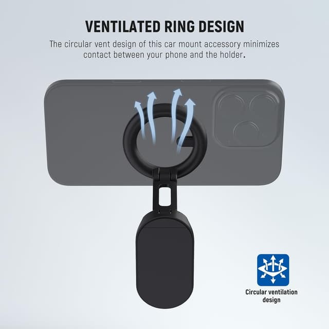 Thumbnail 6 de NEEWER PA118 Support magnétique MagSafe voiture