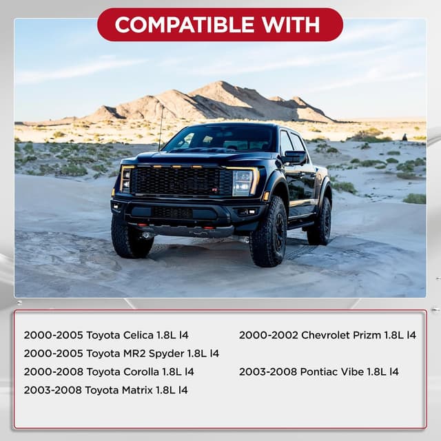 Detalle 1 de SYKRSS Set of 4 Ignition Coil Pack UF247 + Iridium Spark Plugs 4503 (4-Pack) for Select 1.8L Chevy/Toyota Applications