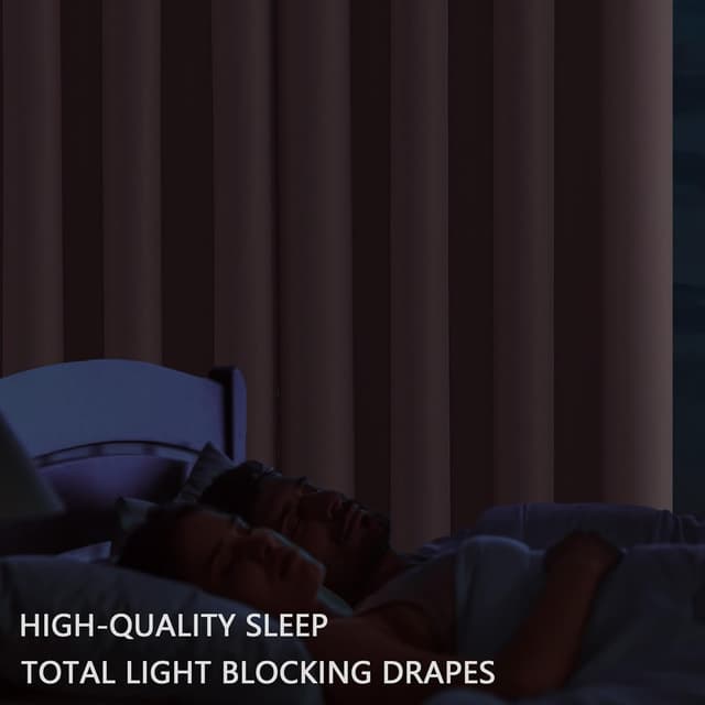 Detalle 2 de MRTREES Blickdichter Blackout-Vorhang mit Ösen für Kinderzimmer (Rosa), 2er-Set, 140×160 cm