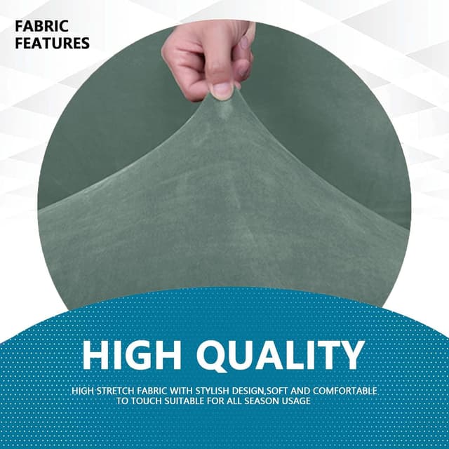 Detalle 2 de Copridivano velluto anti-graffio 3 posti