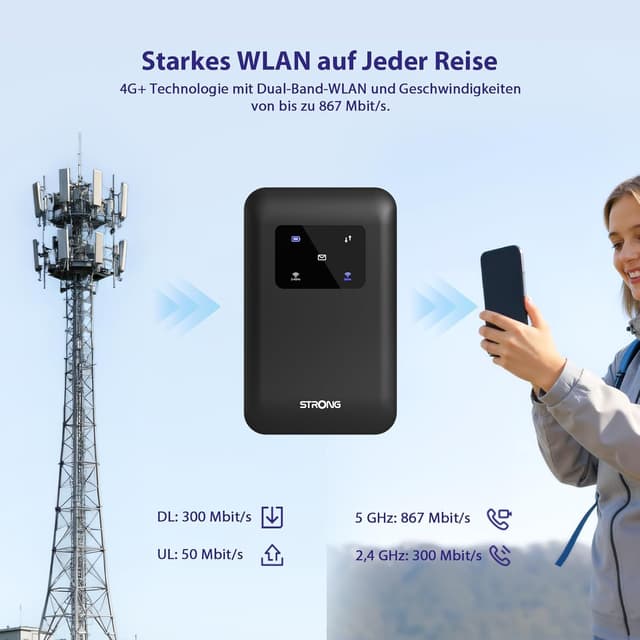 Thumbnail 3 de STRONG Mobiler WLAN Router 4G+