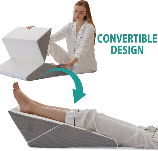 Thumbnail 2 de Bedluxe Wedge Pillow Headboard 3-piece wedge