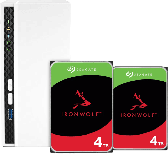 Detalle de QNAP TS-233 mit 8 TB Speicher