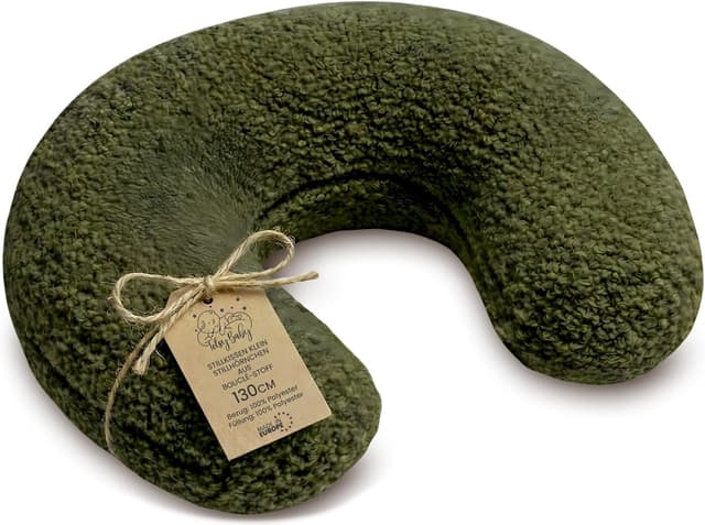 Detalle de Coussin d’allaitement Totsy Baby 130 cm (forme lune) – soutien grossesse et confort d’alimentation