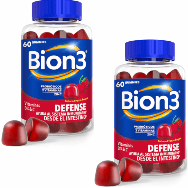 Detalle de Bion3 Defense 2x60 Gummies probióticos y vitaminas 🍬