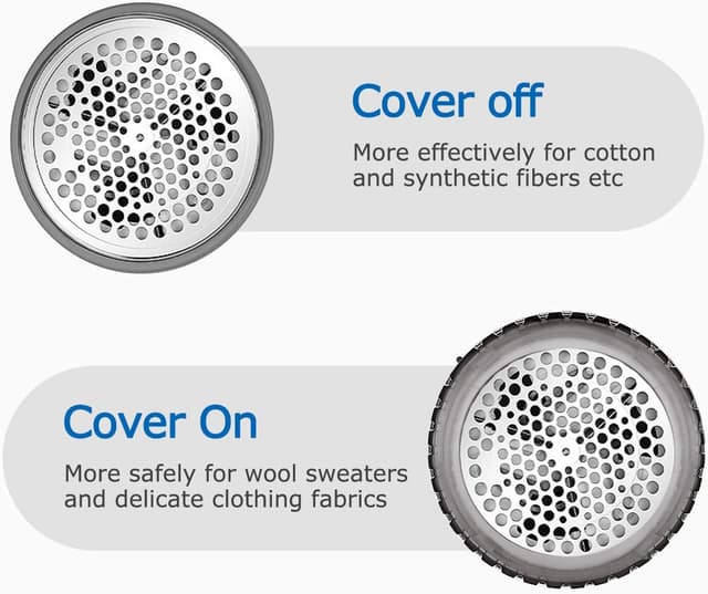 Detalle 2 de Beautural Rasoir anti-bouloche portatif à vitesses ajustables