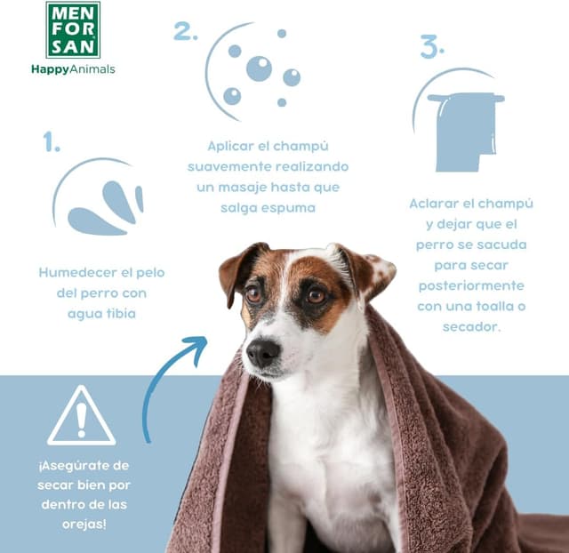 Detalle 2 de MENFORSAN Farbintensivierendes Shampoo für Hunde 1 l
