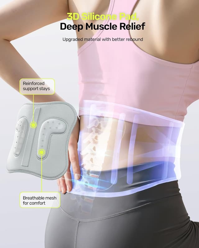 Thumbnail 2 de Rückenstützgürtel für Damen XXL Rosa