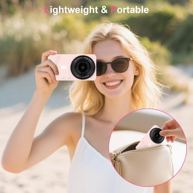 Thumbnail 6 de 4K Digital Camera 64MP 2.8" Compact vlogging camera