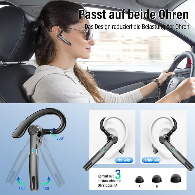 Thumbnail 5 de Bluetooth Headset 5.3 mit 60 Std. Spielzeit