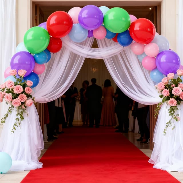 Thumbnail 4 de ZHIYE 200 Pack Party Balloons 12 10 5 Inch