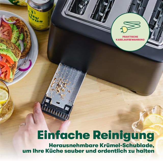 Thumbnail 5 de BELLA Tostadora 4 Rebanadas 🥪 Apagado Automático y Funciones