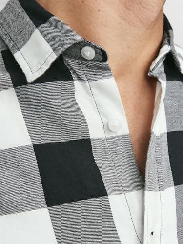 Thumbnail 4 de JACK & JONES Jjegingham Camisa L/S Noos Whisper White 🕊