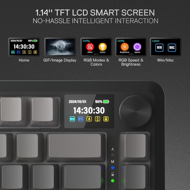 Detalle de Redragon K724 Pro Clavier gaming sans fil