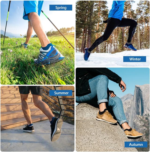 Detalle 2 de Niofind Mens Trainer Socks Cotton 6 Pairs