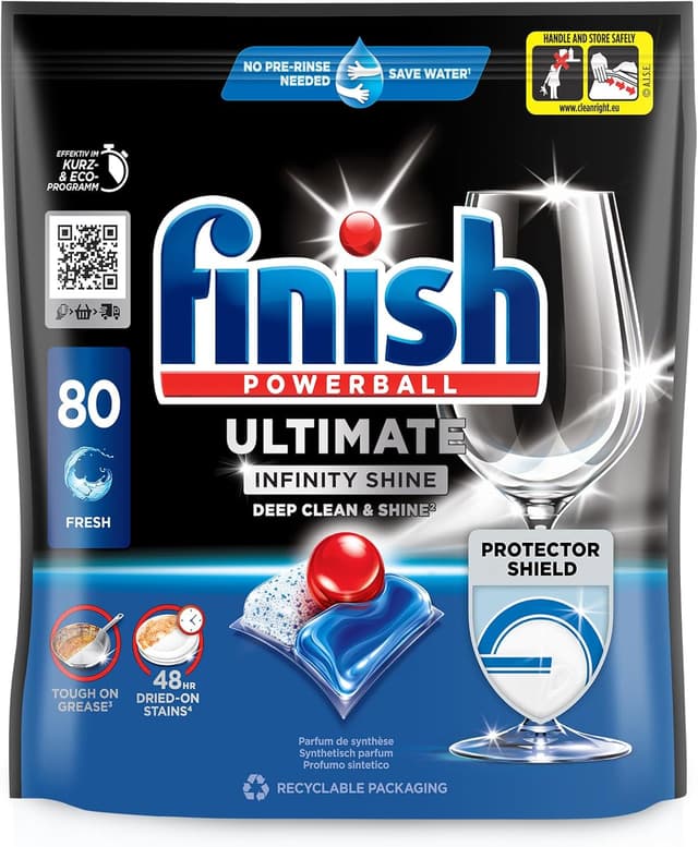Thumbnail 1 de Finish Ultimate Infinity Shine 80 Spülmaschinentabs