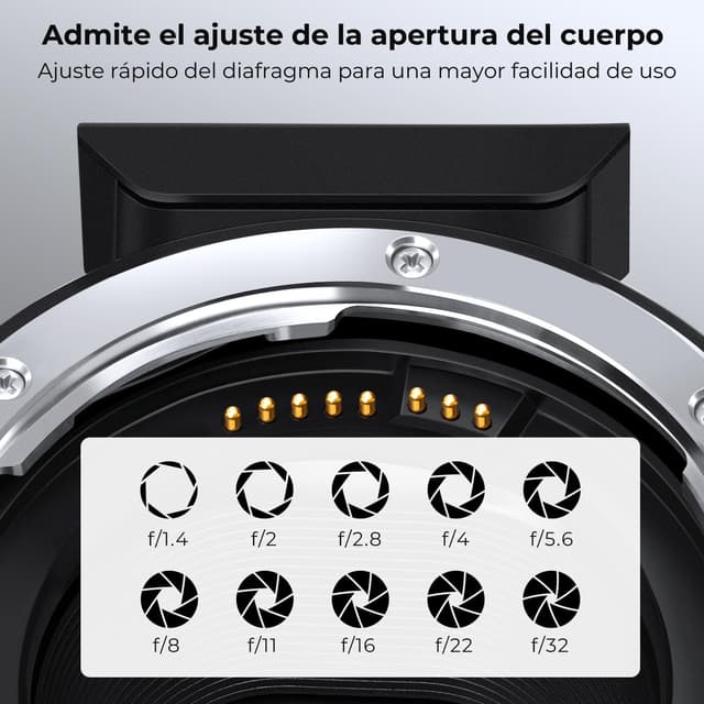 Thumbnail 4 de K&F CONCEPT Adaptador Canon EF/EF-S a EOS R