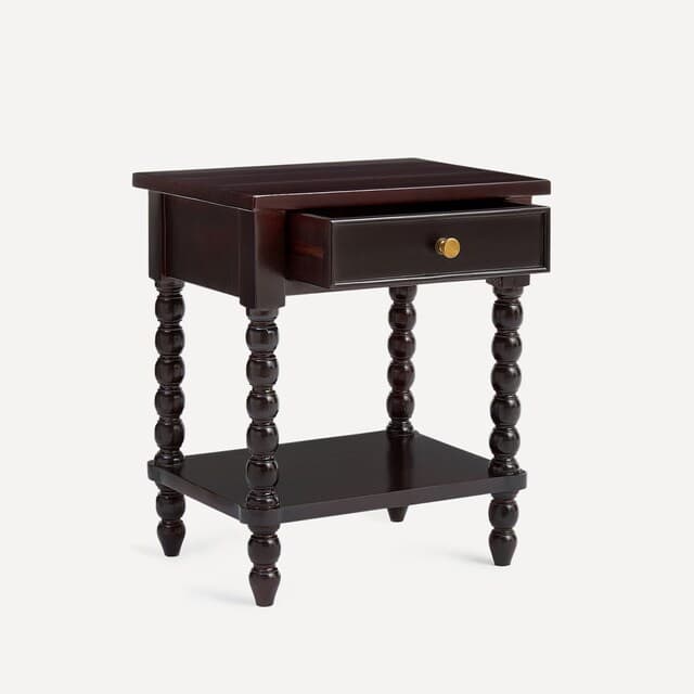 Detalle 2 de El Corte Inglés - Mesita de noche Bianca de madera