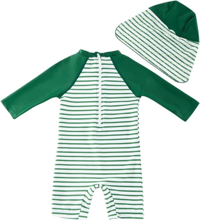 Detalle de UMELOK Baby Badeanzug mit Sonnenhut UV Schutz (UPF 50+)