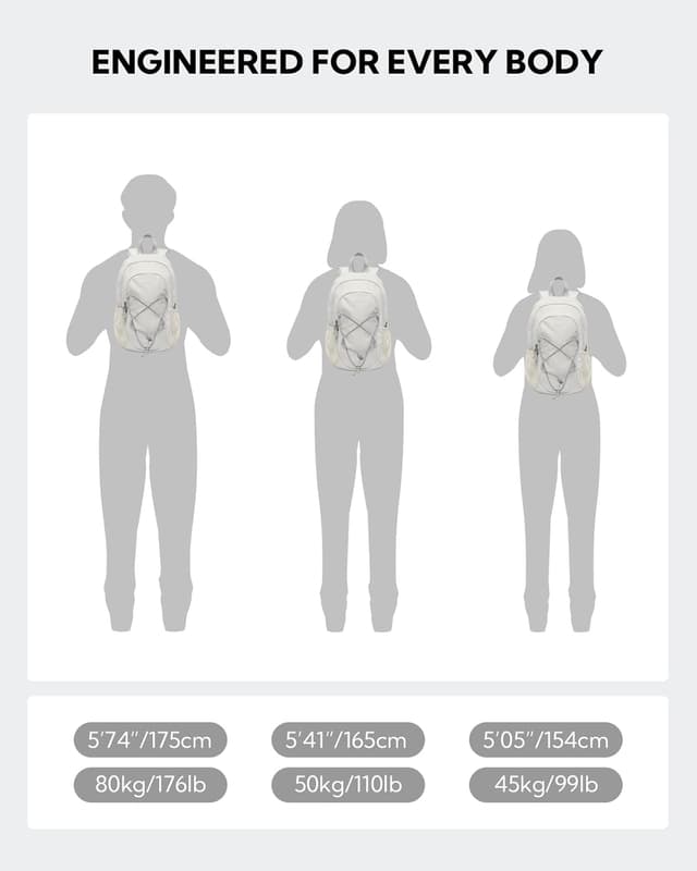 Detalle 2 de Waterfly 12L hiking backpack with chest strap