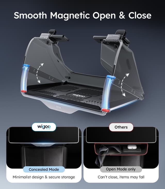 Detalle de Wigoo Tesla Model 3 Under Screen Storage Box