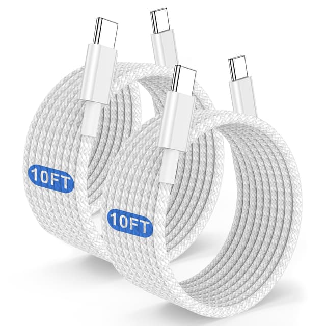 Detalle de USB C to C Fast Charging Cable 10ft