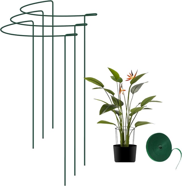 Imagen de Metall Ringkäfige 3er-Set 40x25 cm Pflanzensupport en OfertitasTOP