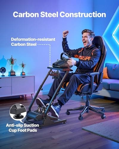 Thumbnail 2 de VEVOR Soporte de Volante Carreras Ajustable