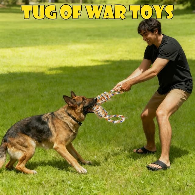 Thumbnail 5 de Speedy Panther 60cm Cotton Rope Toy for Large Dogs