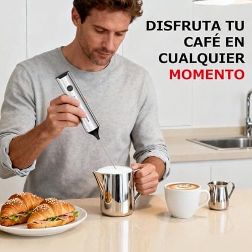 Thumbnail 7 de Bonsenkitchen Mousseur à lait 3 vitesses ⚙