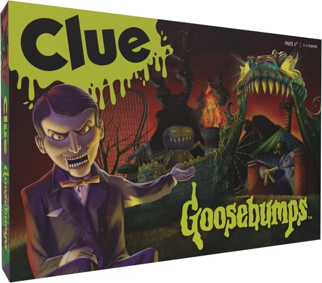 Detalle de Clue: Goosebumps Board Game for All Ages 📘