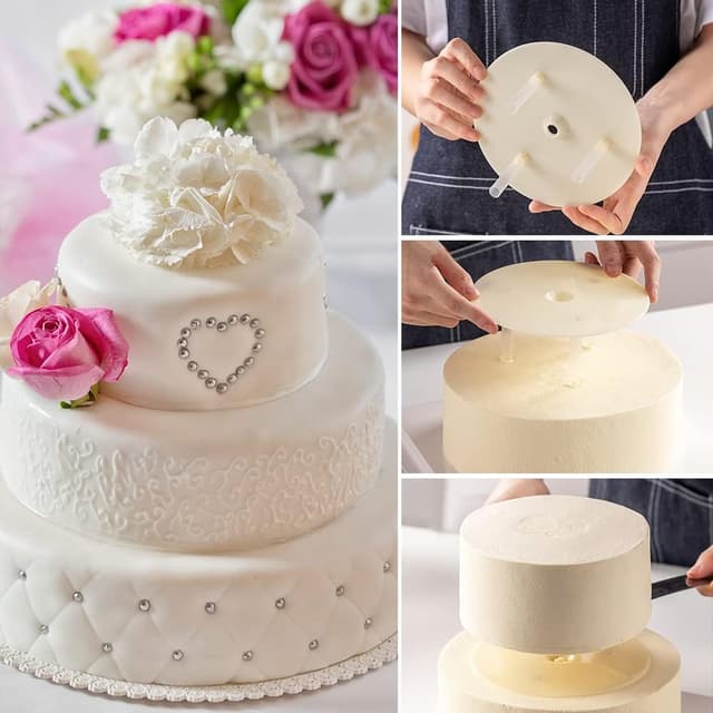 Thumbnail 6 de Vicloon supporti per torta piani con 3 tavole e 9 tasselli (per torte fino a 23 cm)