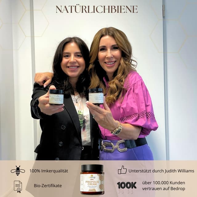 Detalle 2 de bedrop Propolis Cream bei Akne Neurodermitis 60 g