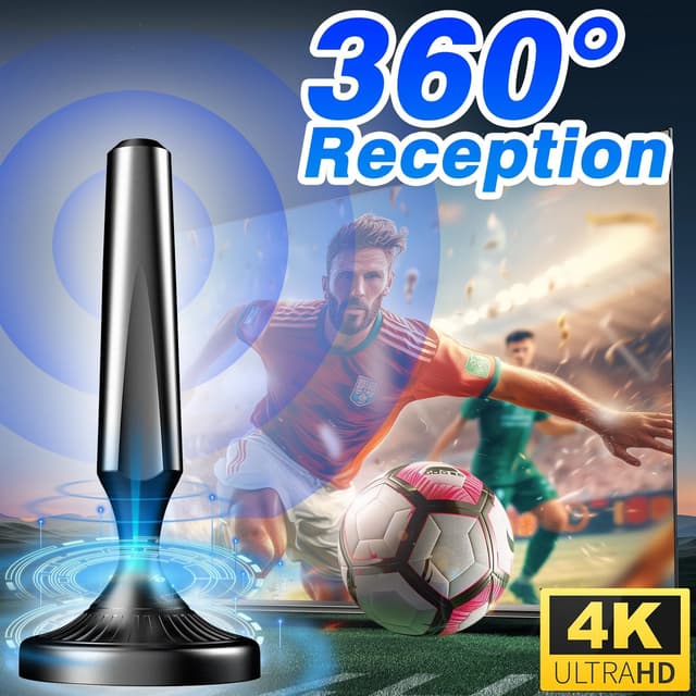 Thumbnail 2 de Indoor TV Aerial for Freeview HD 5m cable